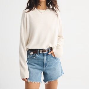 Abercrombie & Fitch Curve Love Dad Shorts